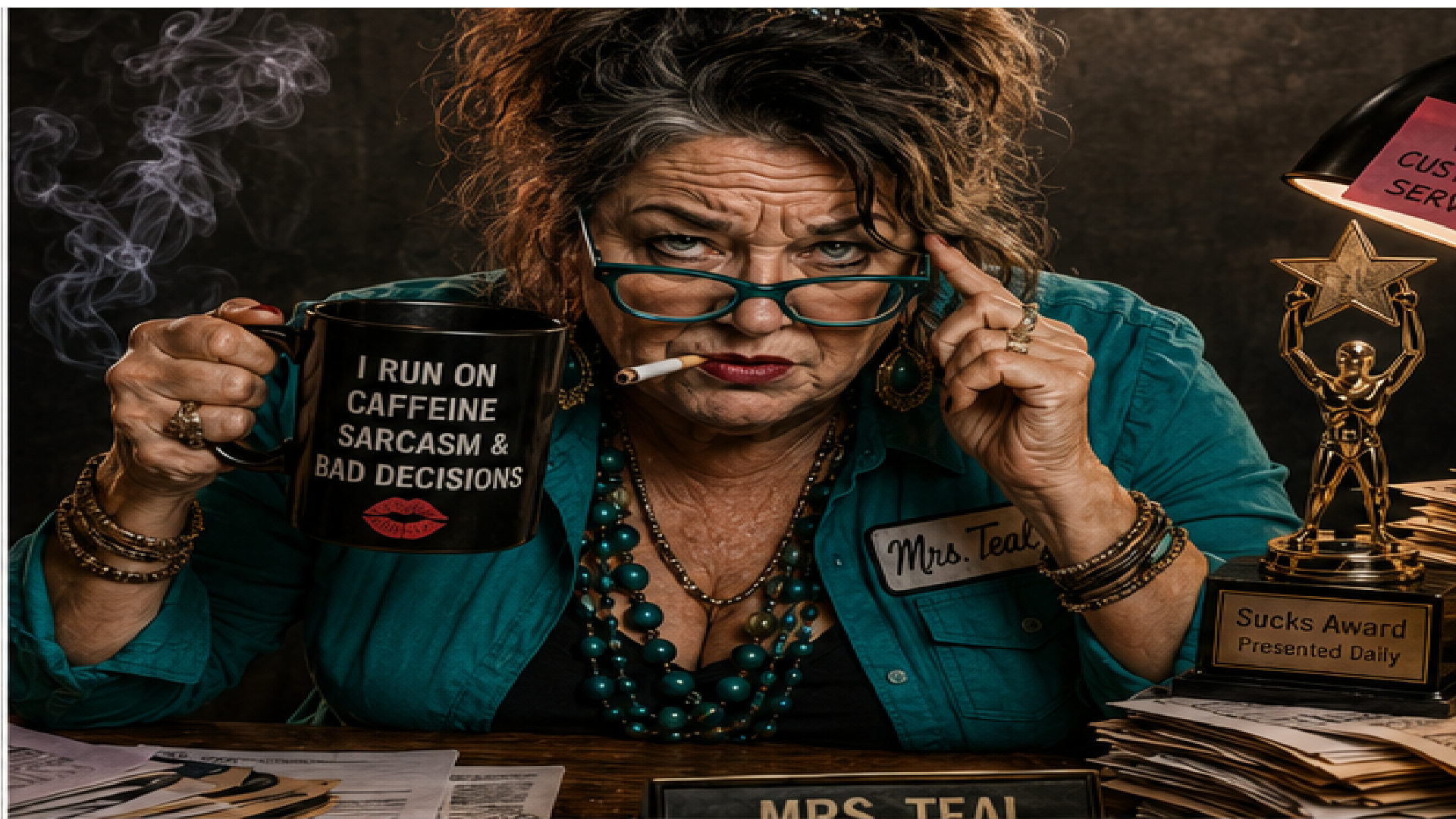Mrs. Teal — Break Room