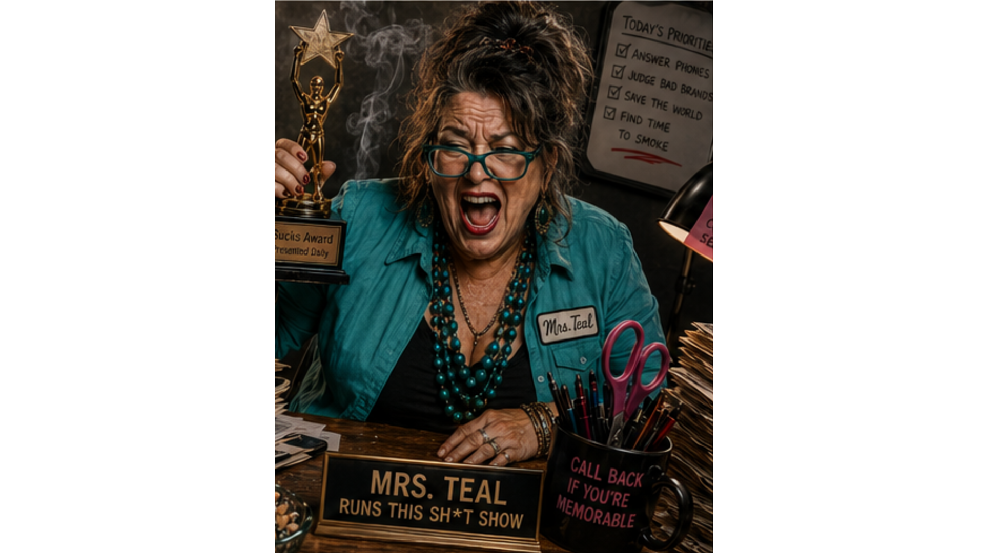 Mrs. Teal — Faxes Go to Die Here
