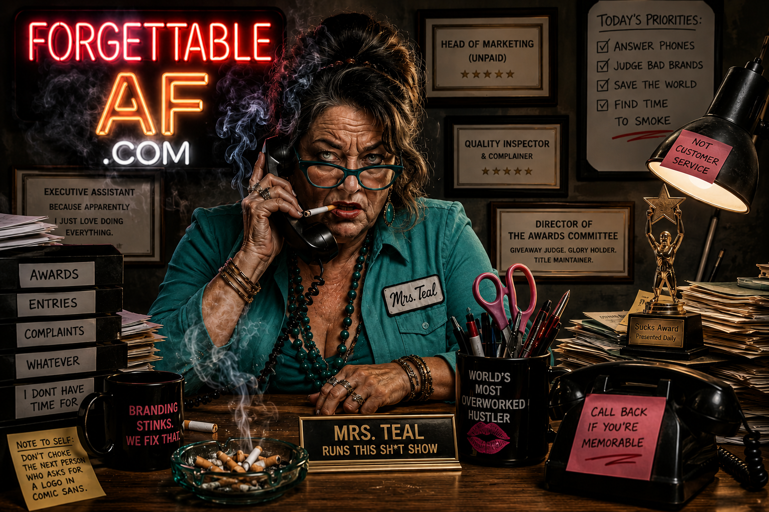 Mrs. Teal — Department of Forgettable Affairs